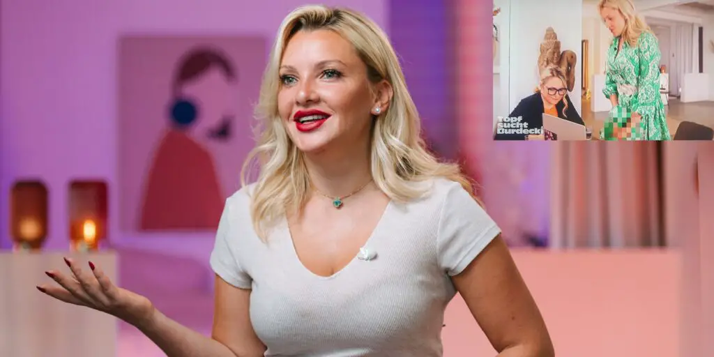 Urkomischer Patzer Evelyn Burdecki lüftet Rock zum Abschied