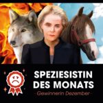 PETA Speziesismus des Monats Ursula Leyen Bild