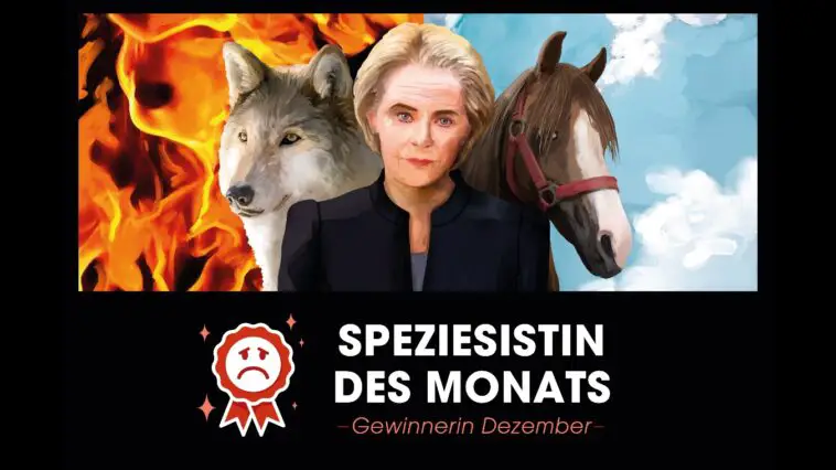 PETA Speziesismus des Monats Ursula Leyen Bild