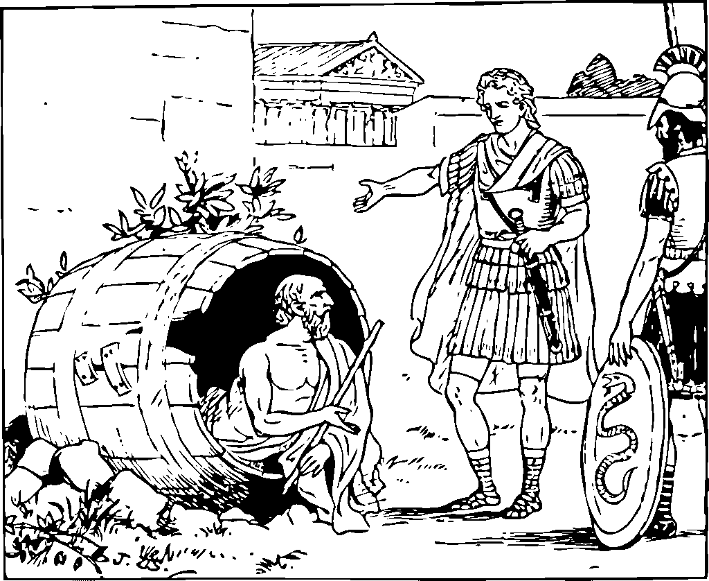 Pixa Diogenes Clker Free Vector Images