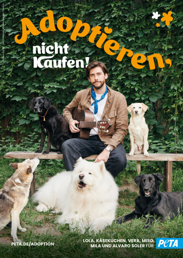 PETA Alvaro Soler Hunde